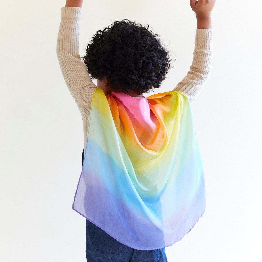 Rainbow Mini Enchanted Play Silk from Sarah's Silk