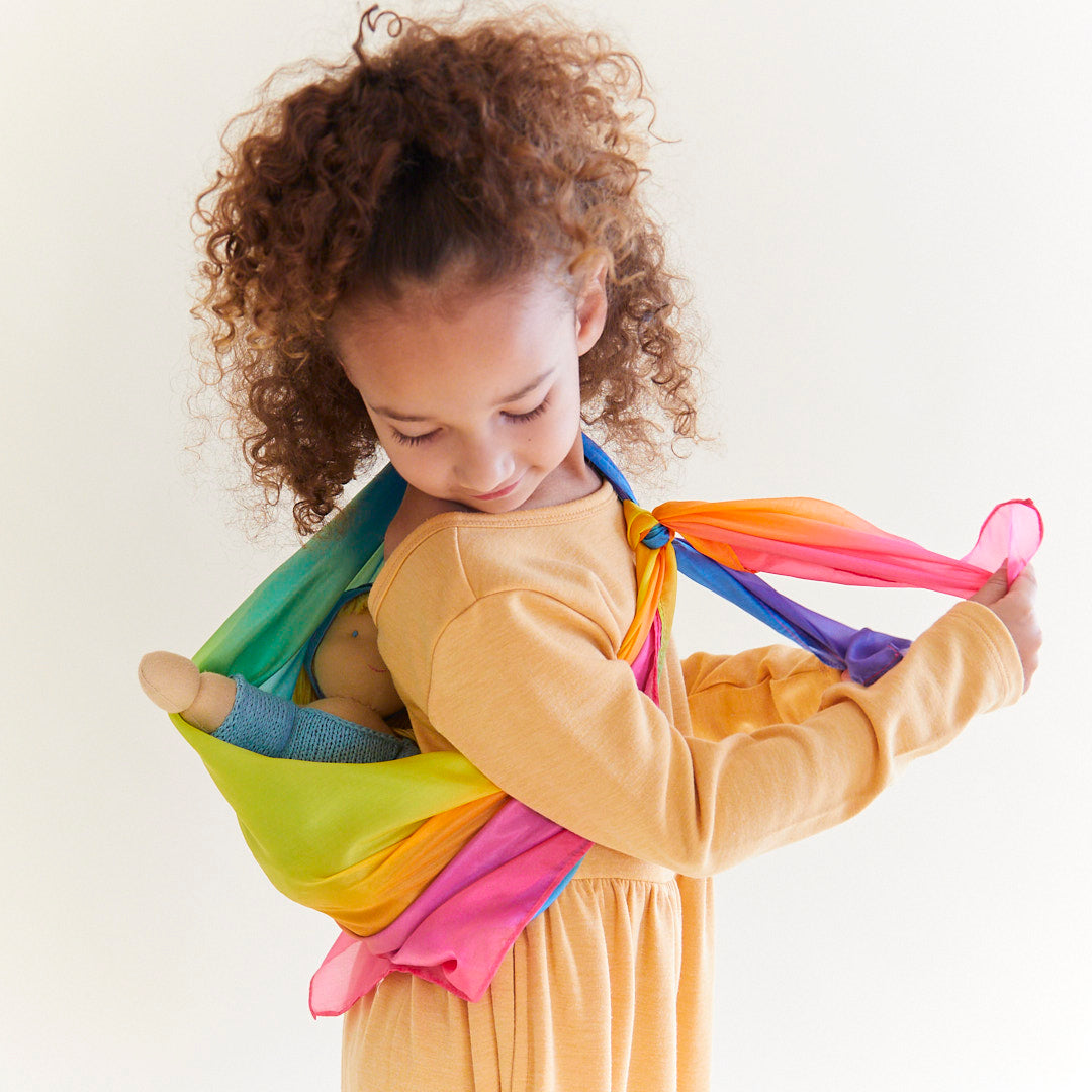 Rainbow Mini Enchanted Play Silk from Sarah's Silk