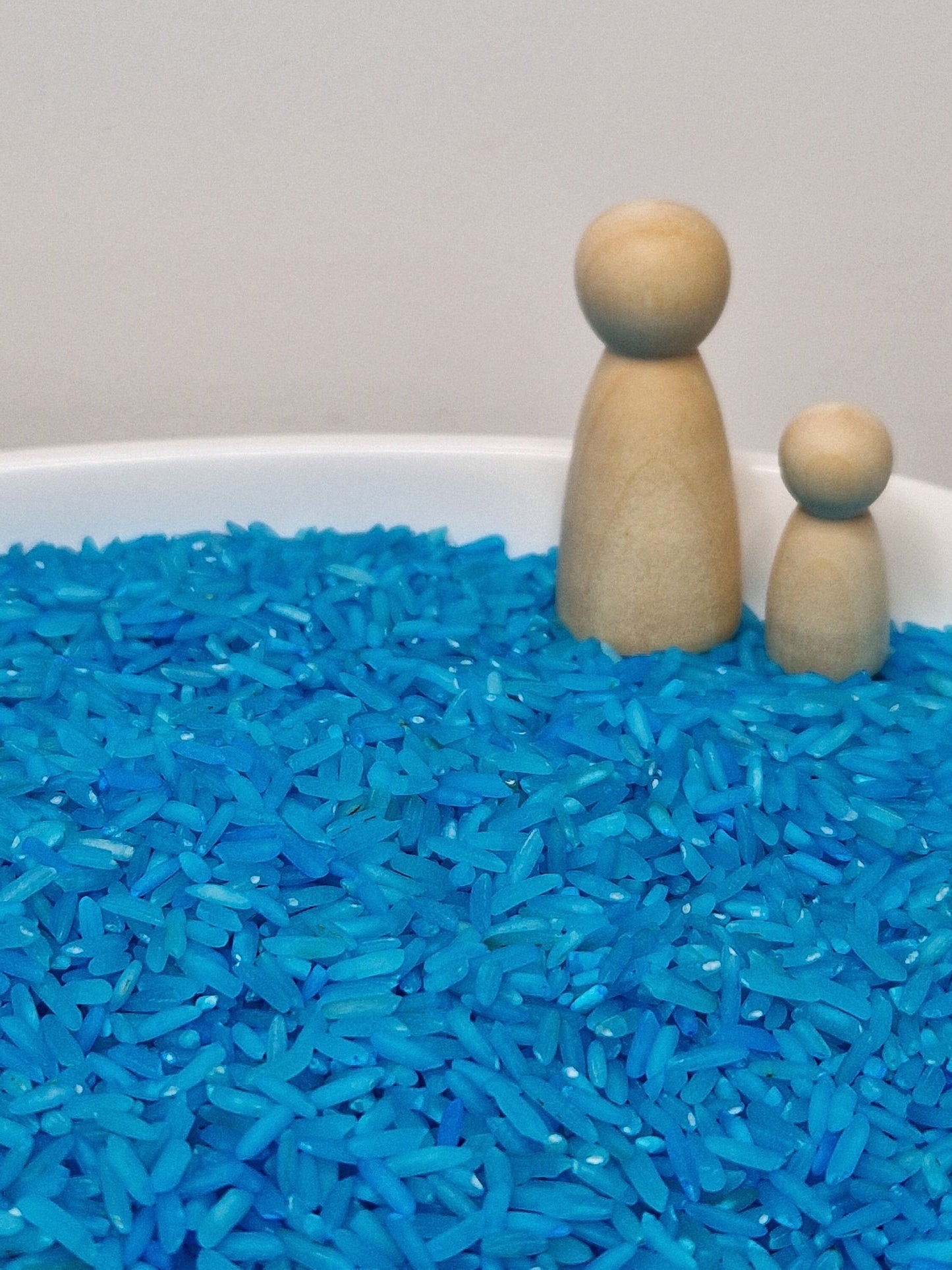Sky Blue Sensory Play Rice