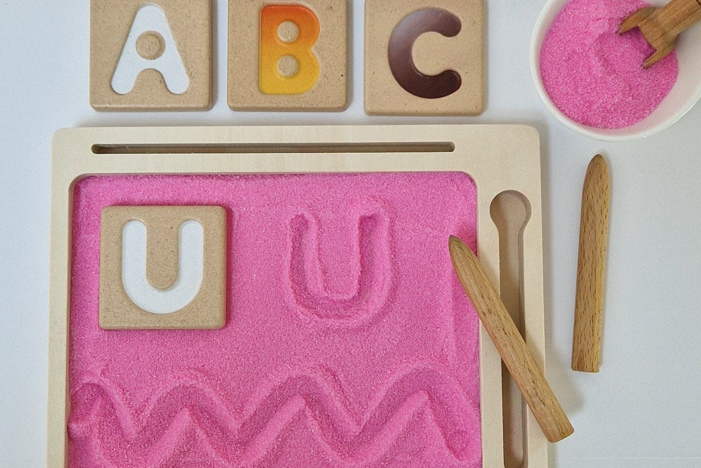 Mix & Match Deal for 3 x 150g Coloured Salt for Mark Making and Writing Practice