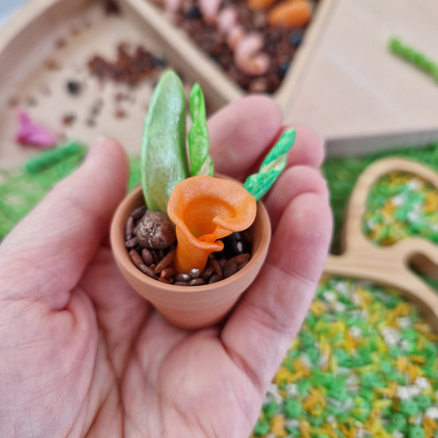 Mini terracota pots