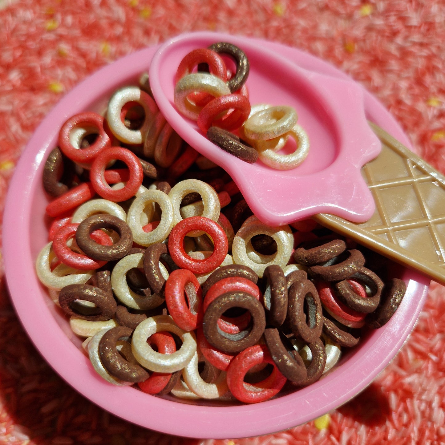Neapolitan Ice Cream Hoops Sensory Play Mix (150g)
