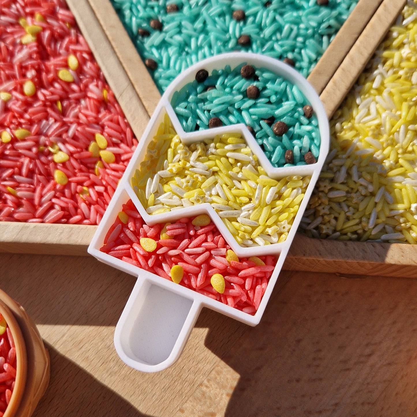 Neapolitan Ice Cream Hoops Sensory Play Mix (150g)