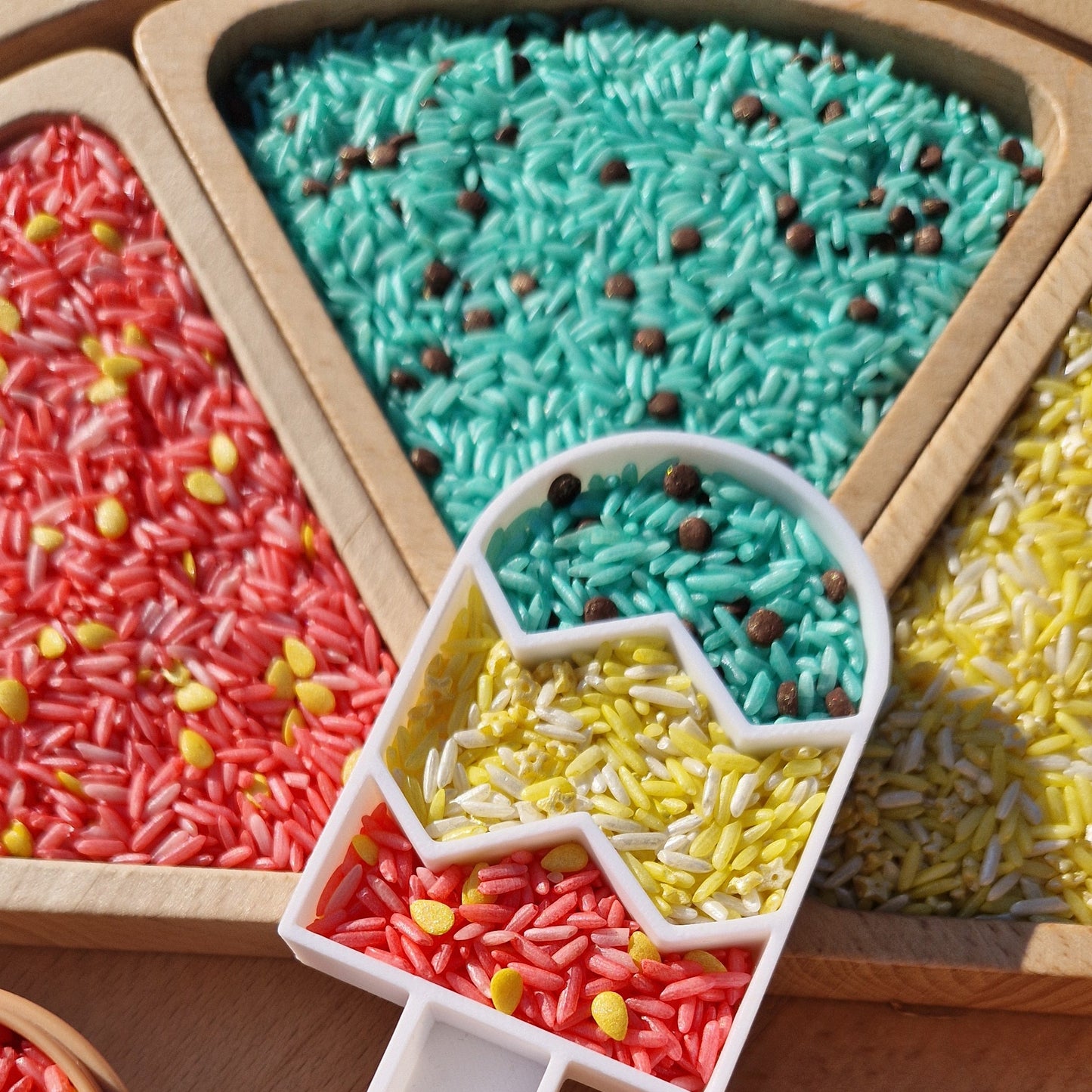 Neapolitan Ice Cream Hoops Sensory Play Mix (150g)
