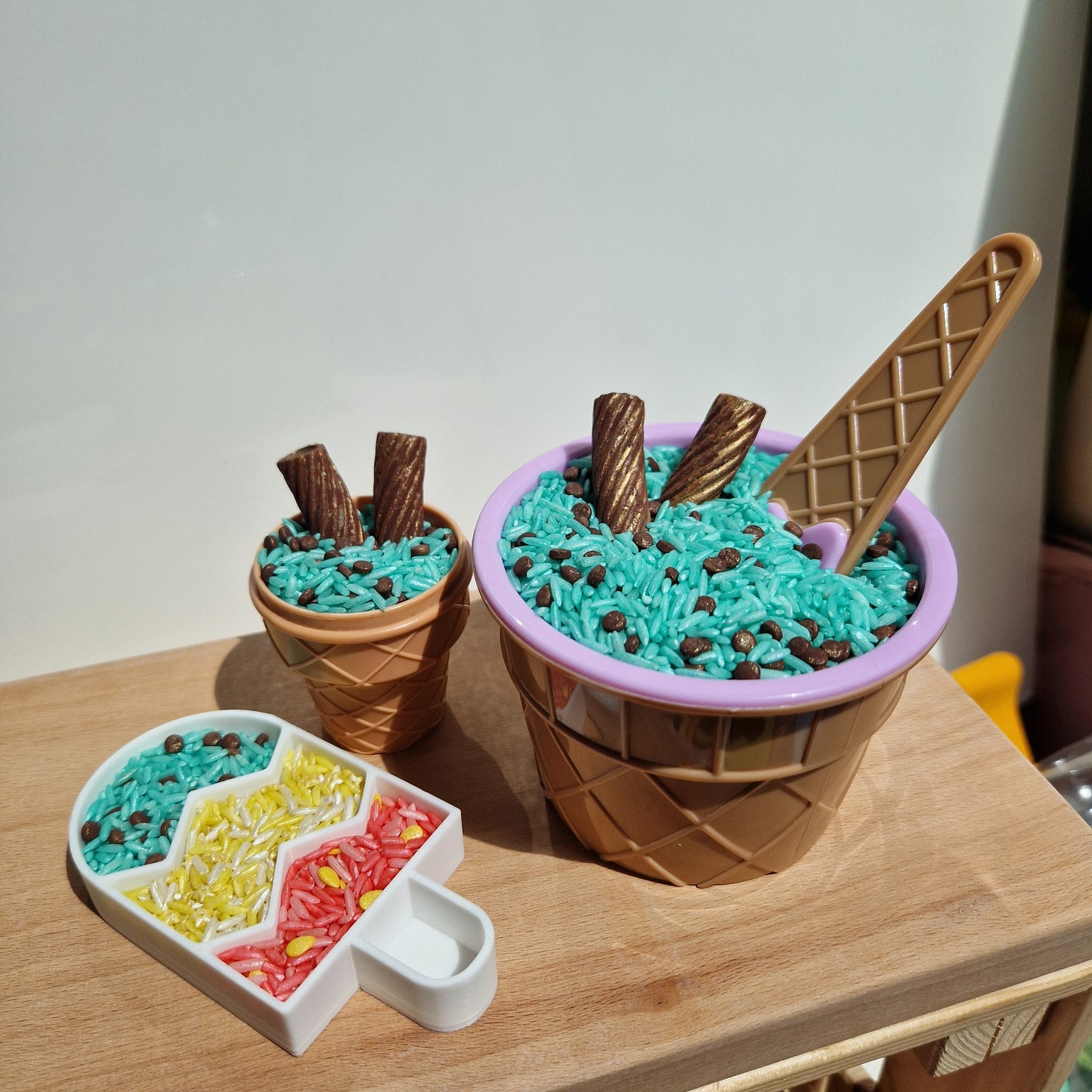 Mint Chocolate Chip Ice Cream Sensory Play Mix (350g)