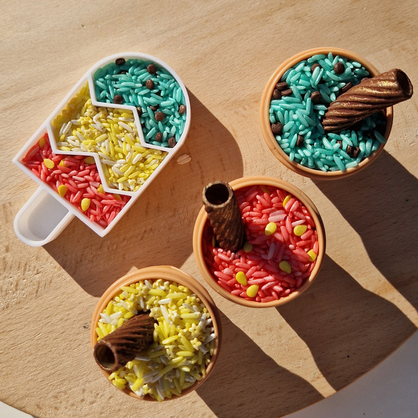 3 x Ice Cream Sensory Play Mix (3 x 300g)