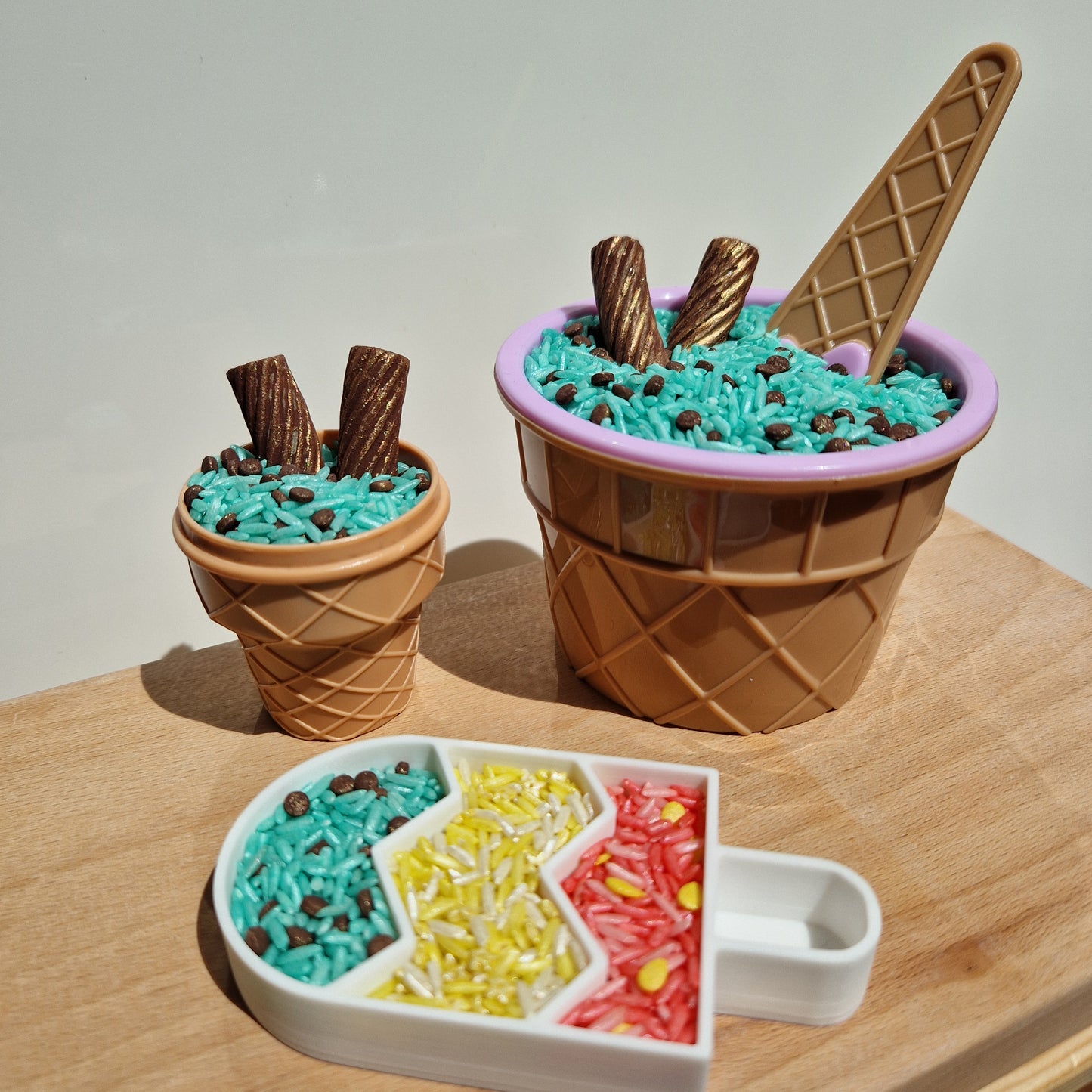 Mint Chocolate Chip Ice Cream Sensory Play Mix (350g)