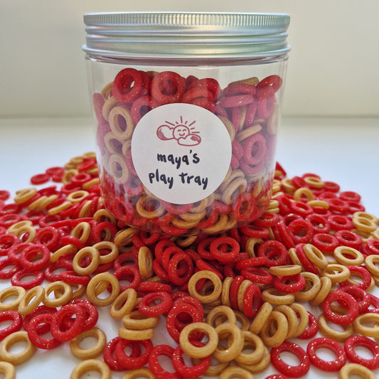 Chinese New Year Hoops /  Lunar New Year Sensory Play Base