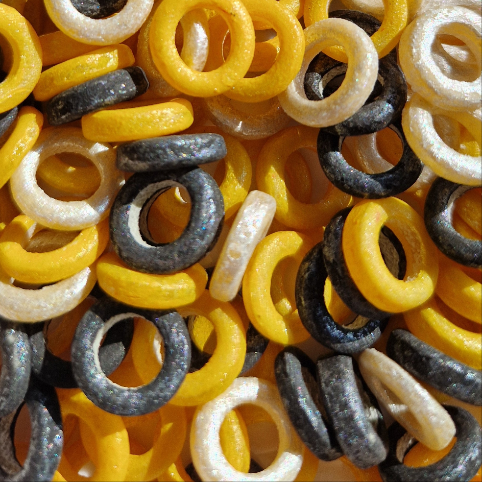 Bumblebee Hoops Sensory Play Mix