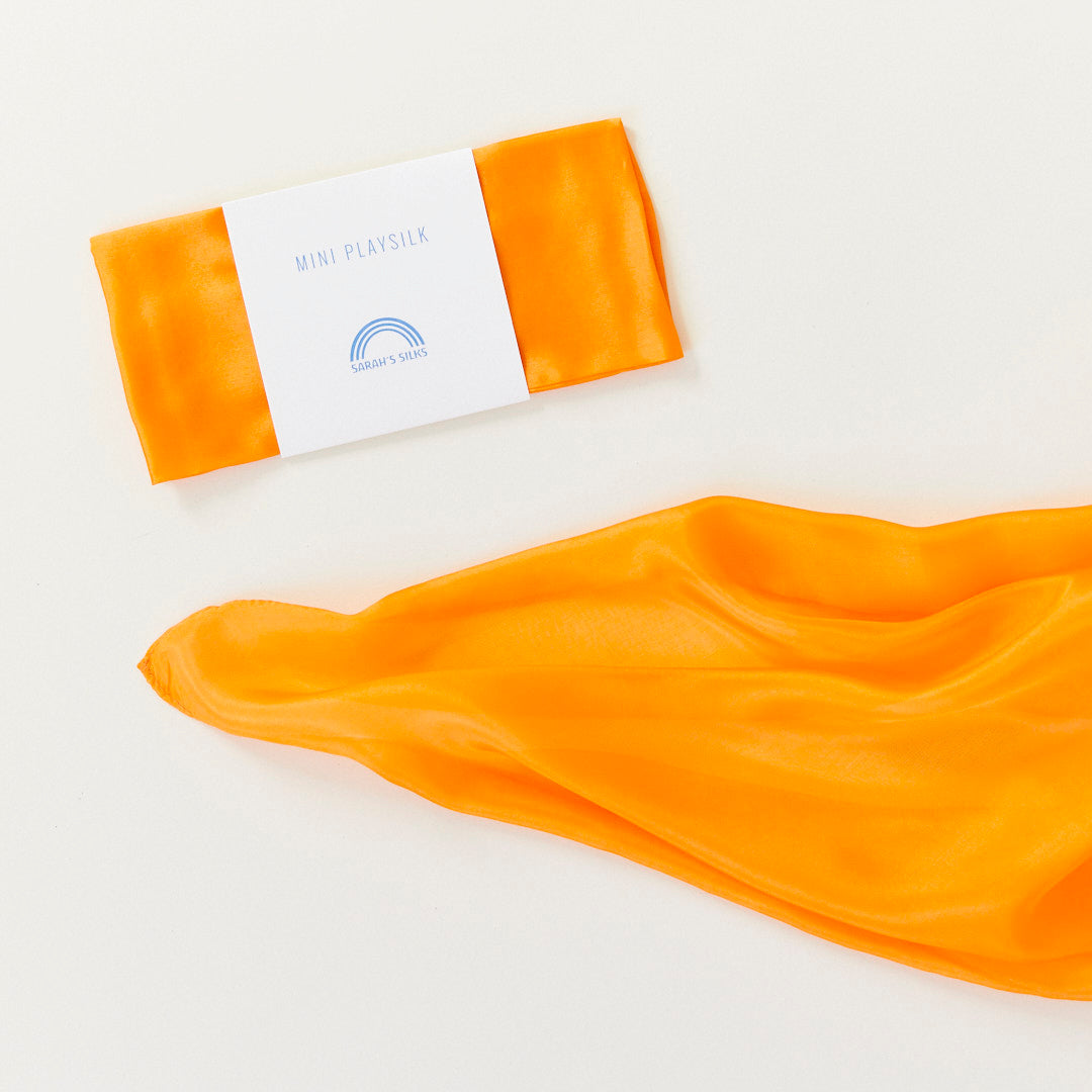 Orange Play Silk from Sarah's Silk