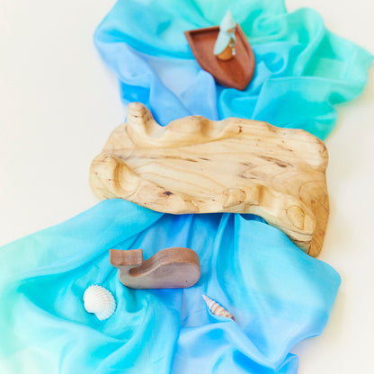 Sea Mini Enchanted Play Silk from Sarah's Silk