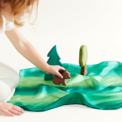 Forest Mini Enchanted Play Silk from Sarah's Silk