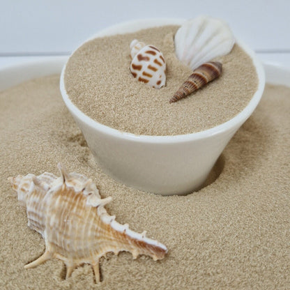 Brown Coloured Salt for Mark Making and Writing Practice