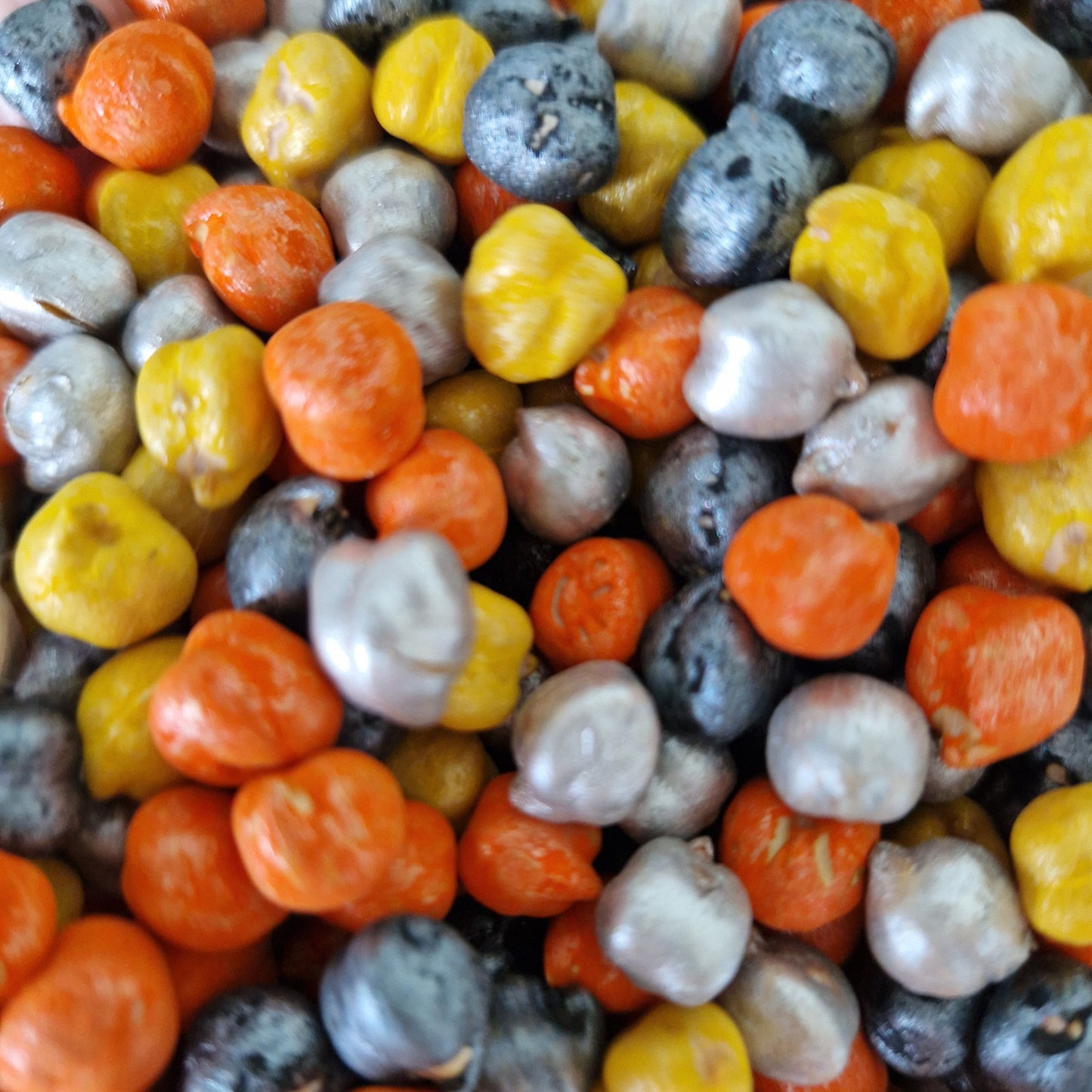 Construction Themed Sensory Play Chickpeas