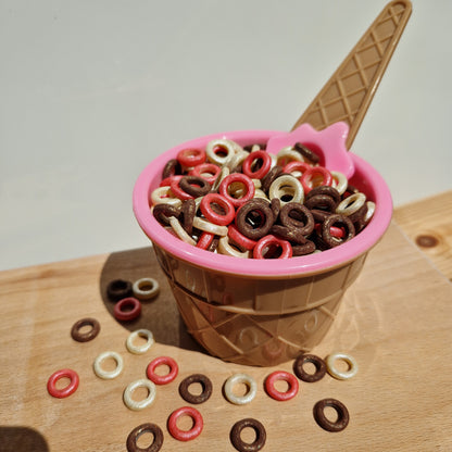 Neapolitan Ice Cream Hoops Sensory Play Mix (150g)