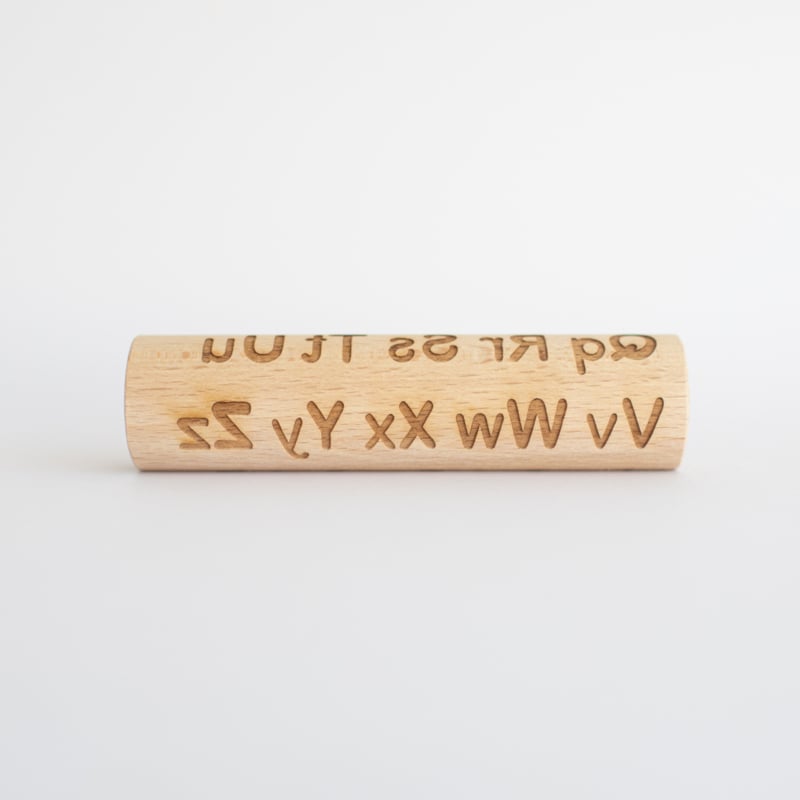 Alphabet Playdough Roller (Lower & Upper Cases)