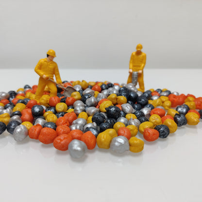 Construction Themed Sensory Play Chickpeas
