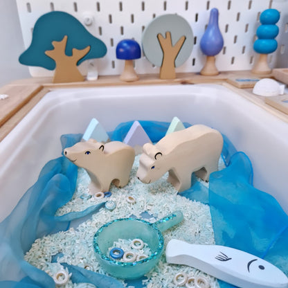 Winter Snow Frozen Arctic Sensory Play Base