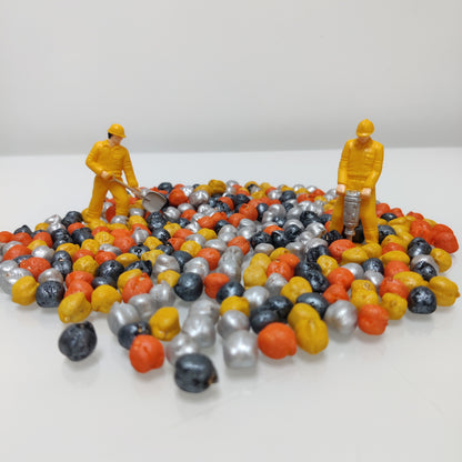 Construction Themed Sensory Play Chickpeas